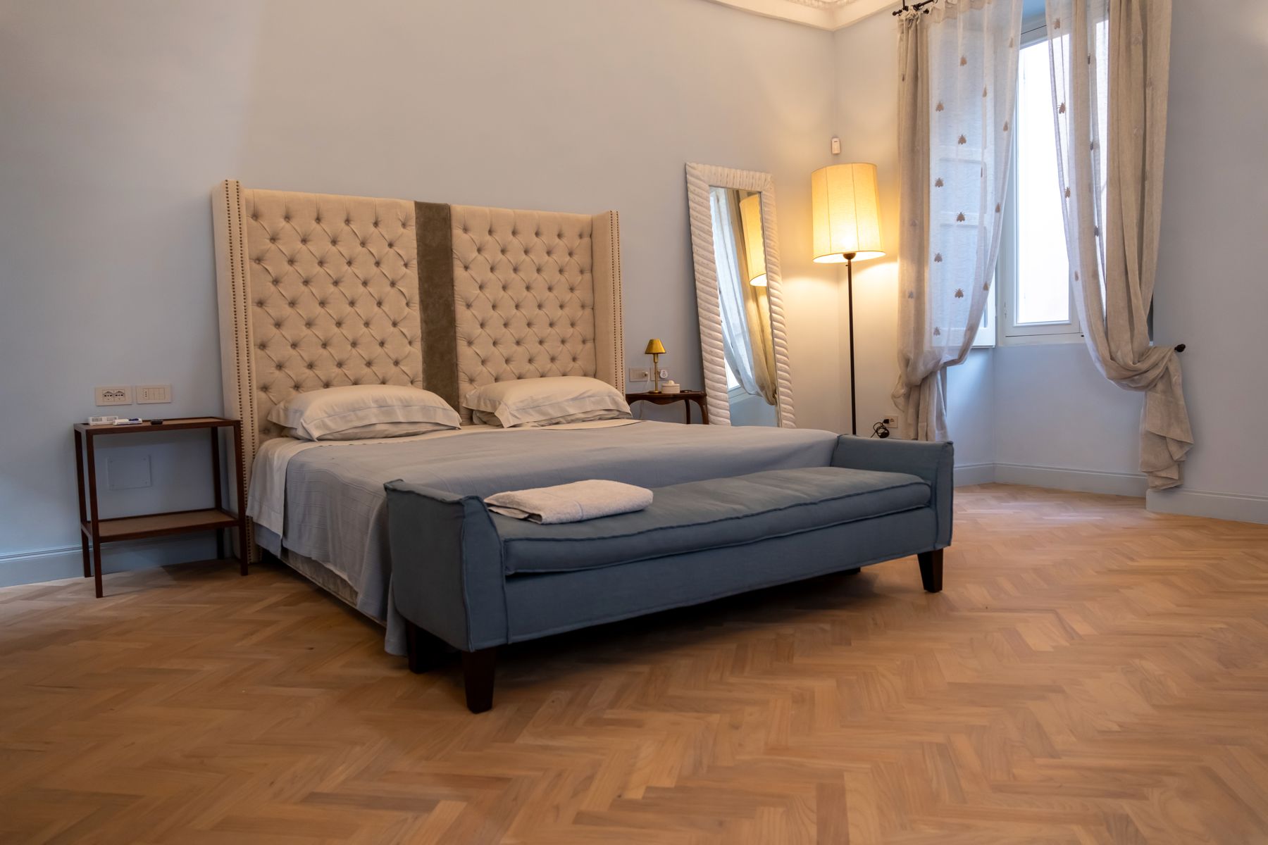 The master bedroom