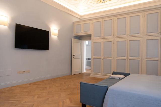 Master bedroom with built-in wardrobes
