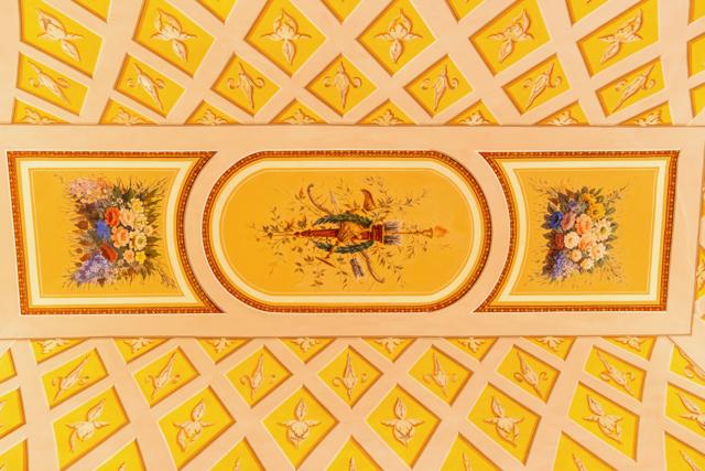 Detail of the painted vault