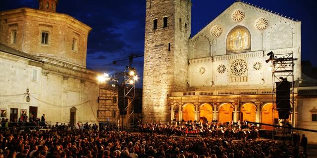 A concert in Piazza del Duomo